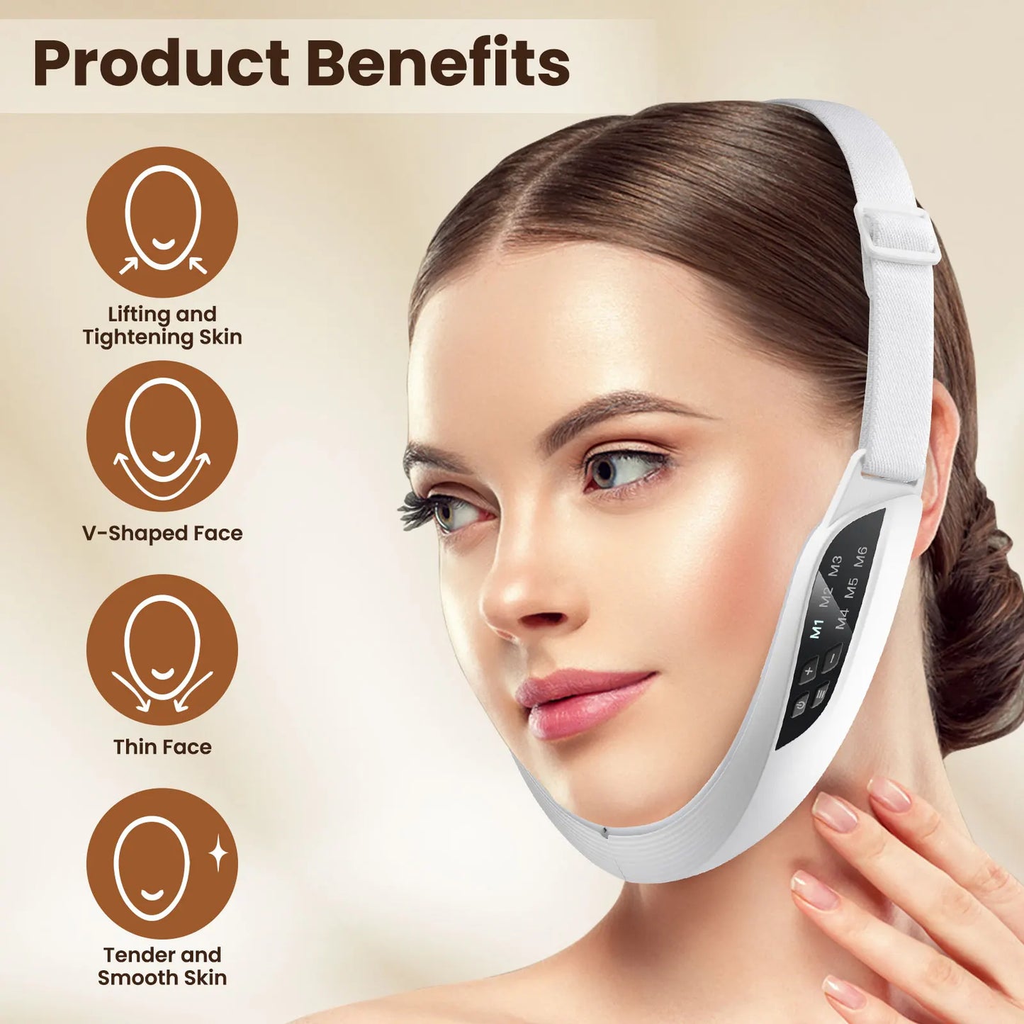 Electric V Face Lifting Beauty Device Levels EMS