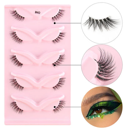 YSDO Fox Eye Lashes Winged End Eye Elongated Eyelashes