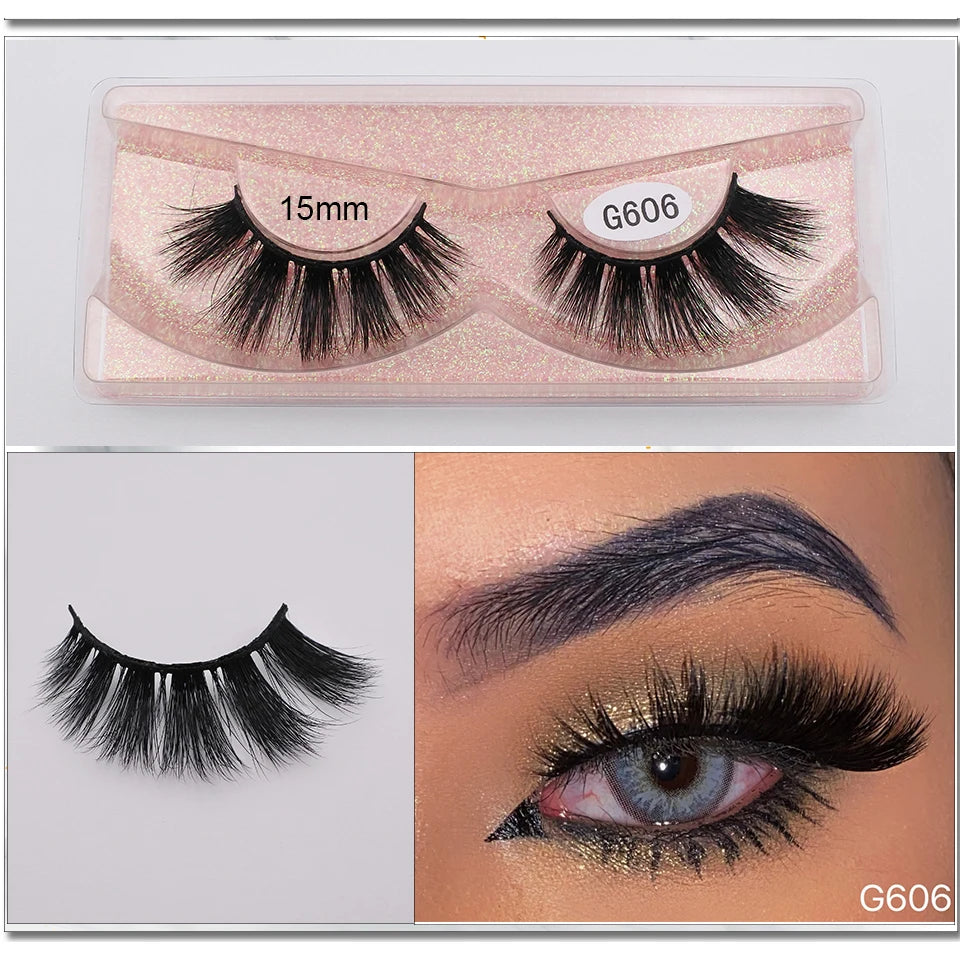 Mink Eyelashes New Soft Natural Full Strip Lashes Vendor